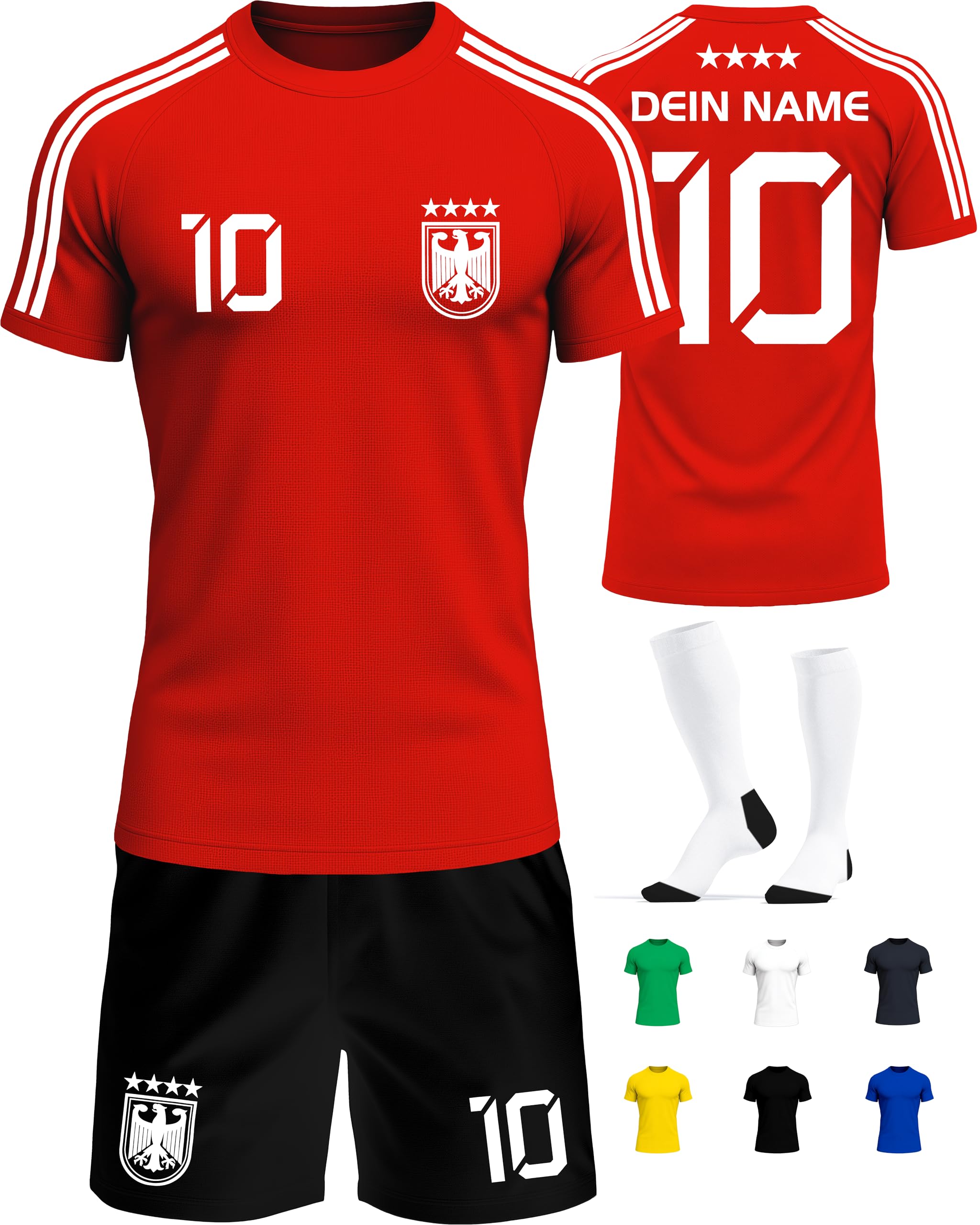 Deutschland Trikot Kinder Herren Damen WM 2026 Fussball Geschenke Jungen Coole Sachen für Jungs Fußball Trainingsanzug Tshirt EM Shirt geschenk junge 10 jahre Fußballtrikot Mädchen Set IIIII20Fo7IIIII