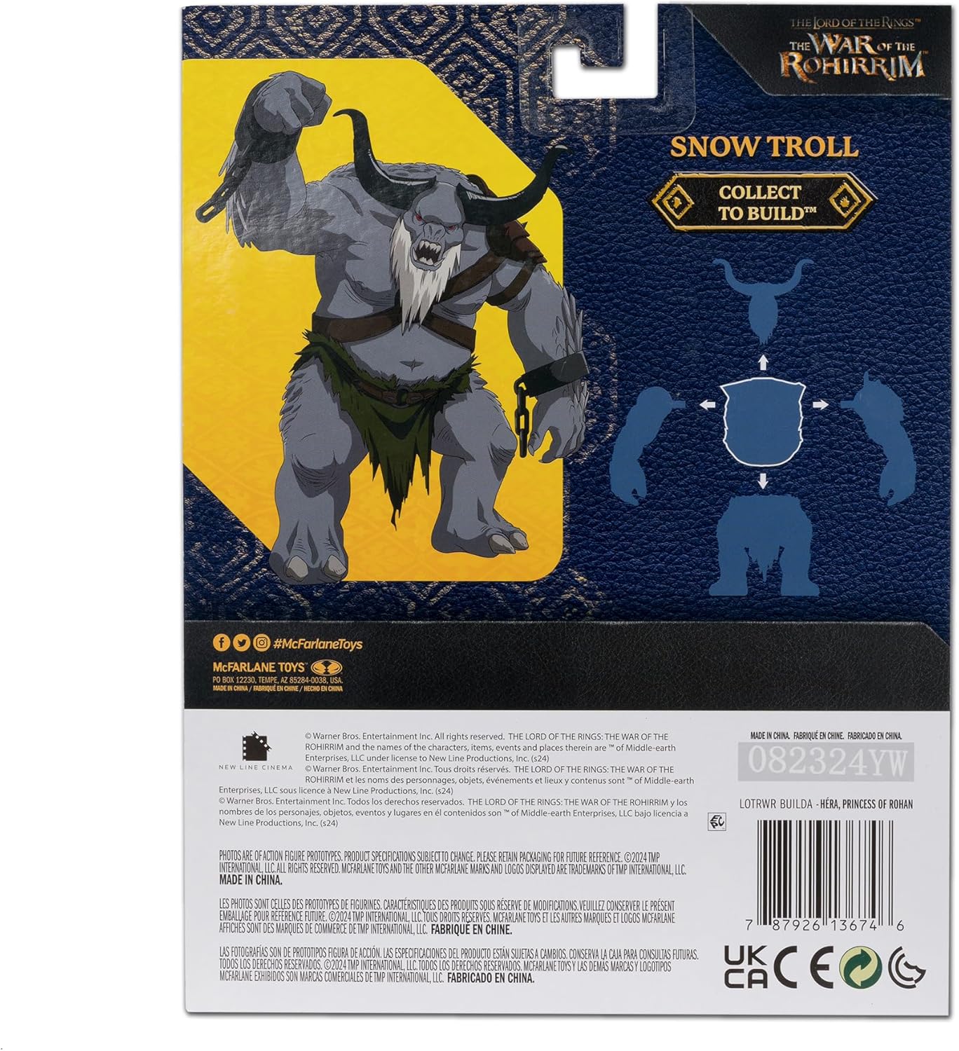 McFarlane Toys - The Lord of Rings: The War of The Rohirrim Hera (Princess of Rohan) 4in Build-A Figure