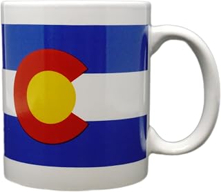 Funny Guy Mugs Colorado Flag Ceramic Coffee Mug - 11oz - Ideal Funny Coffee Mug for Women and Men - Colorado State Mug