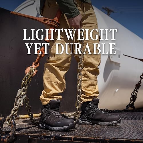 Miniatura 7 de New Balance Botas industriales AllSite con punta compuesta para hombre, color negro, 10.5