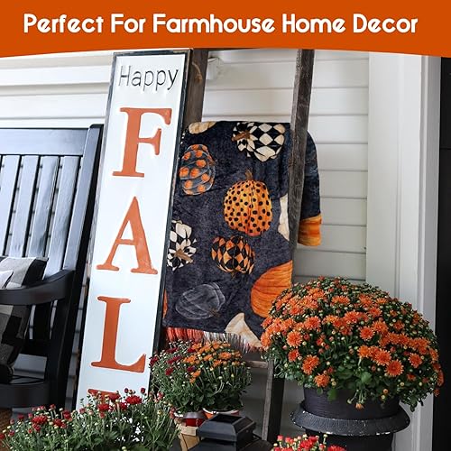 Miniatura 3 de Manta de calabaza de Halloween, manta de vellón de otoño, regalos de calabaza para mujeres, manta de franela de Halloween para el hogar, sala de