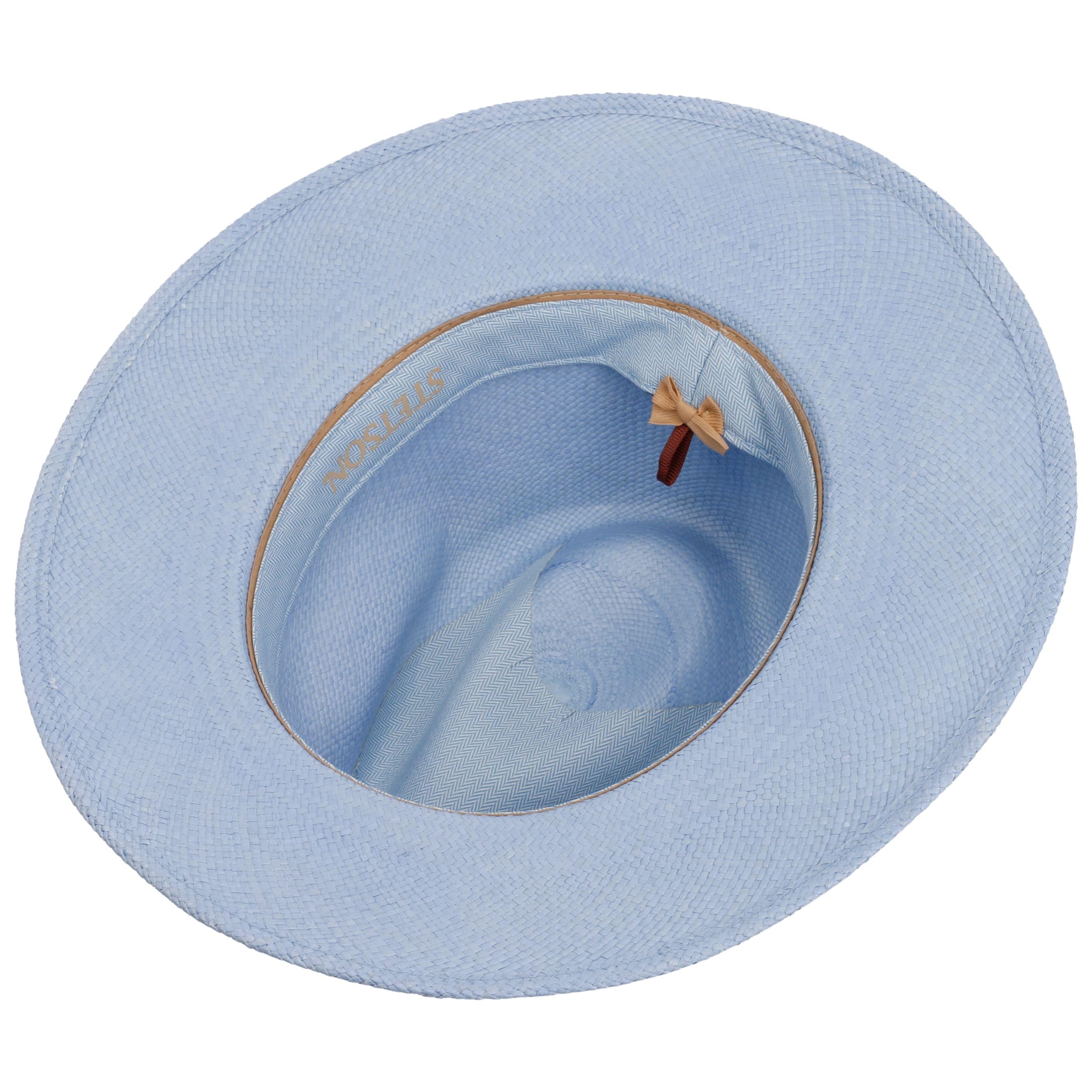 Stetson Chapeau Panama Brisa Fade Traveller Femme/Homme - Made in Ecuador D'Ete en Paille de Soleil avec Doublure, Ruban Gros Grain Printemps-ete Printemps Ete