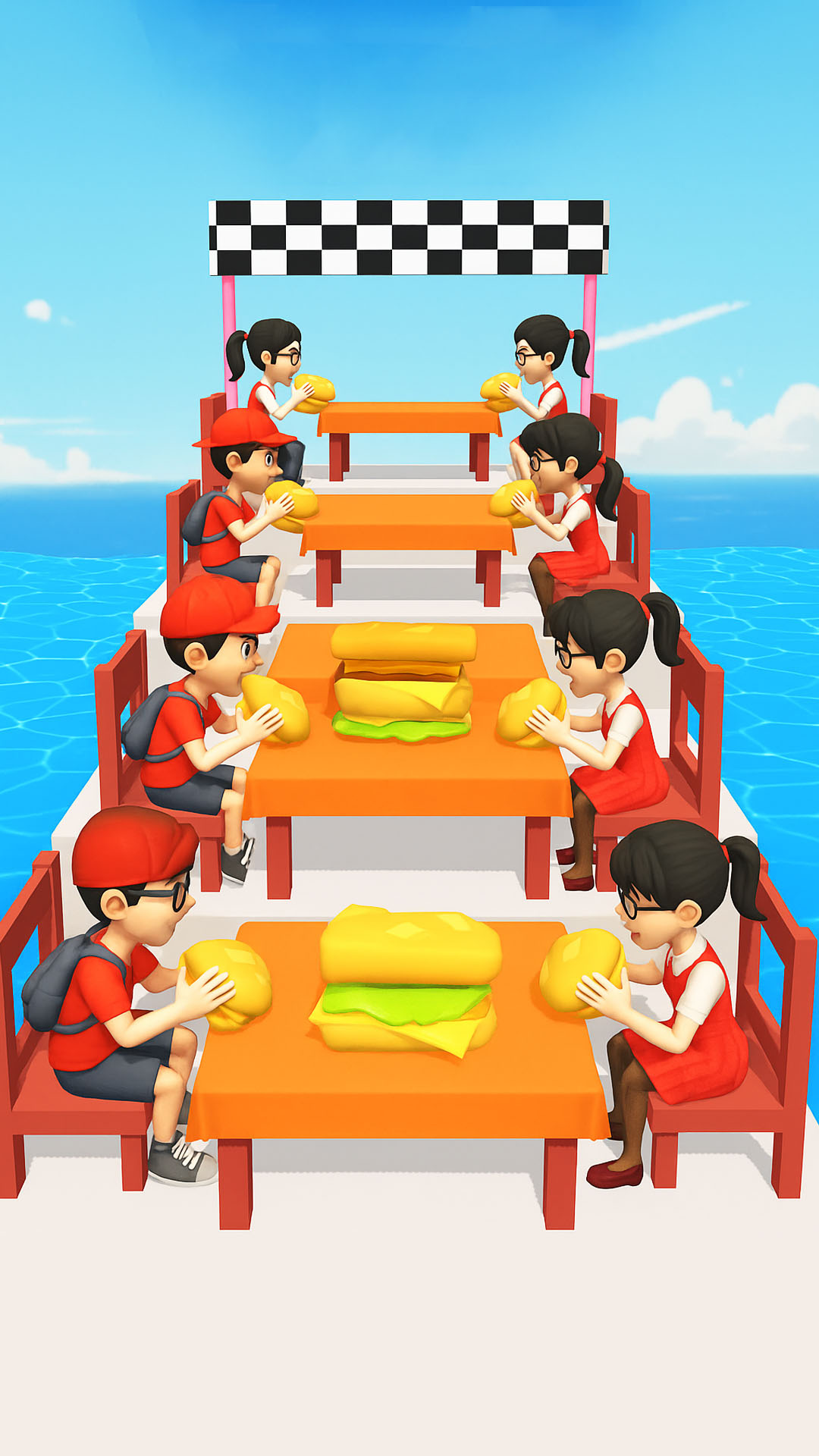 Kitchen Table Racing Game Sandwich Runner Stack 3D: Crazy Cooking Games Simulator – Fun Food ...