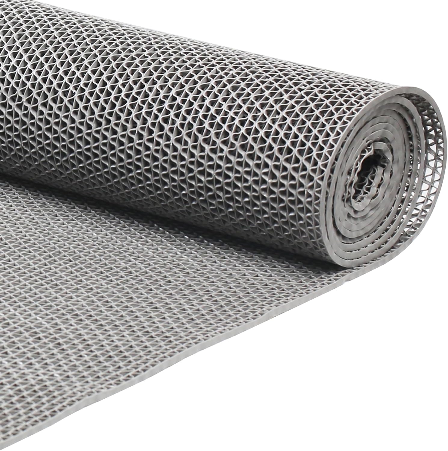 Drainage Flooring Mat, 3 x10 Ft 0.22'' Thick Pool Flooring Mat, Anti-Slip Commercial Kitchen Mat,Ideal Entry Way Doormat for Home,Pools,Bathroom,Garden,Kitchen,Indoor Outdoor Wet Area(Grey, 0.9X3M)