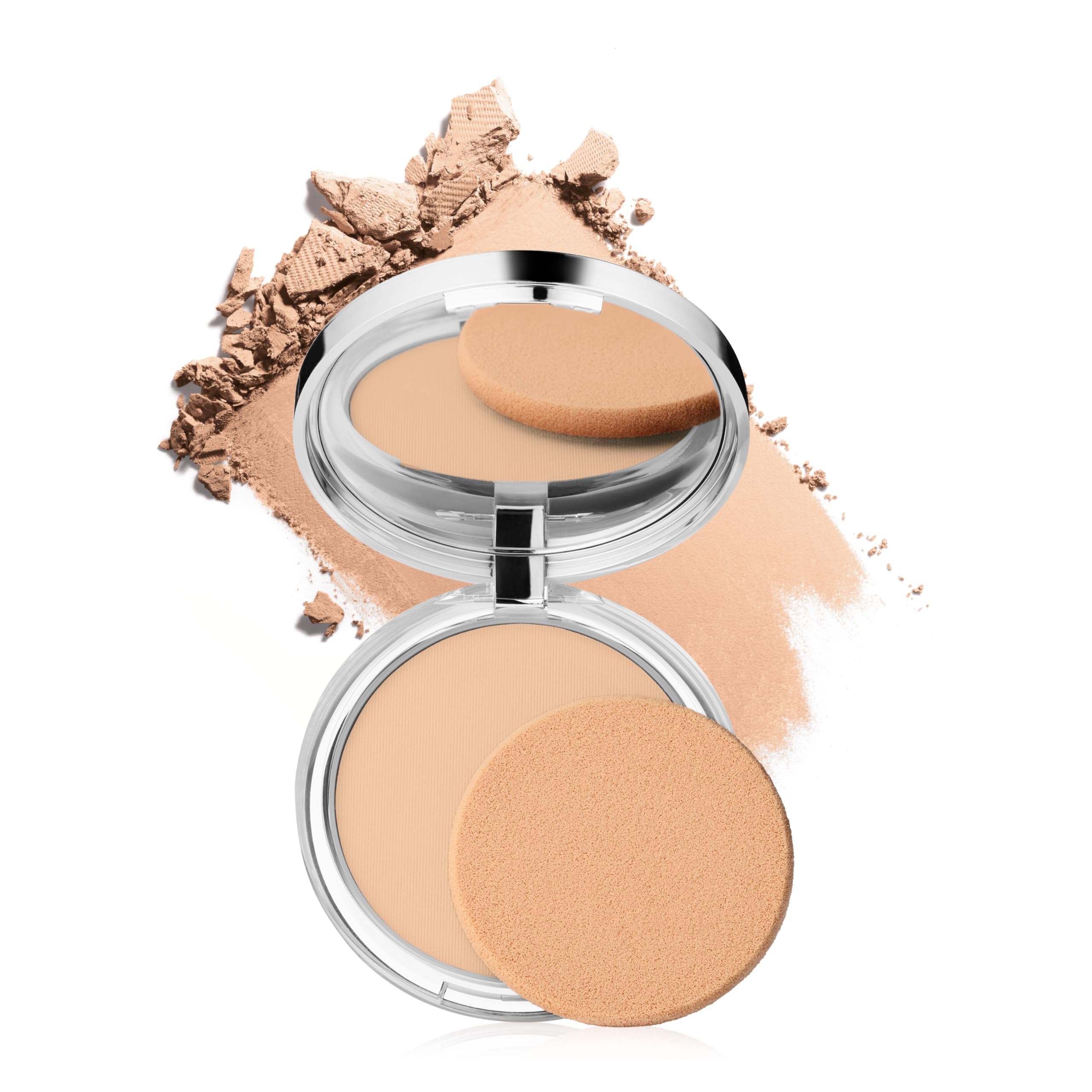 Clinique Superpowder Double Face Powder | Leichter Puder und Foundation in Einem | mittlere Deckkraft + mattes Finish