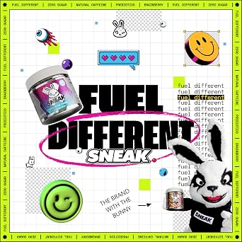 SNEAK Energy Drink Cans | Cherry Limeade with Brainberry | No Sugar. No Junk. Just Natural Caffeine & Focus-Boosting Nootropics | 500ml x 12