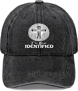 I've Been identified Christian Warriors 33 AD Hats for Mens Classic Washed
