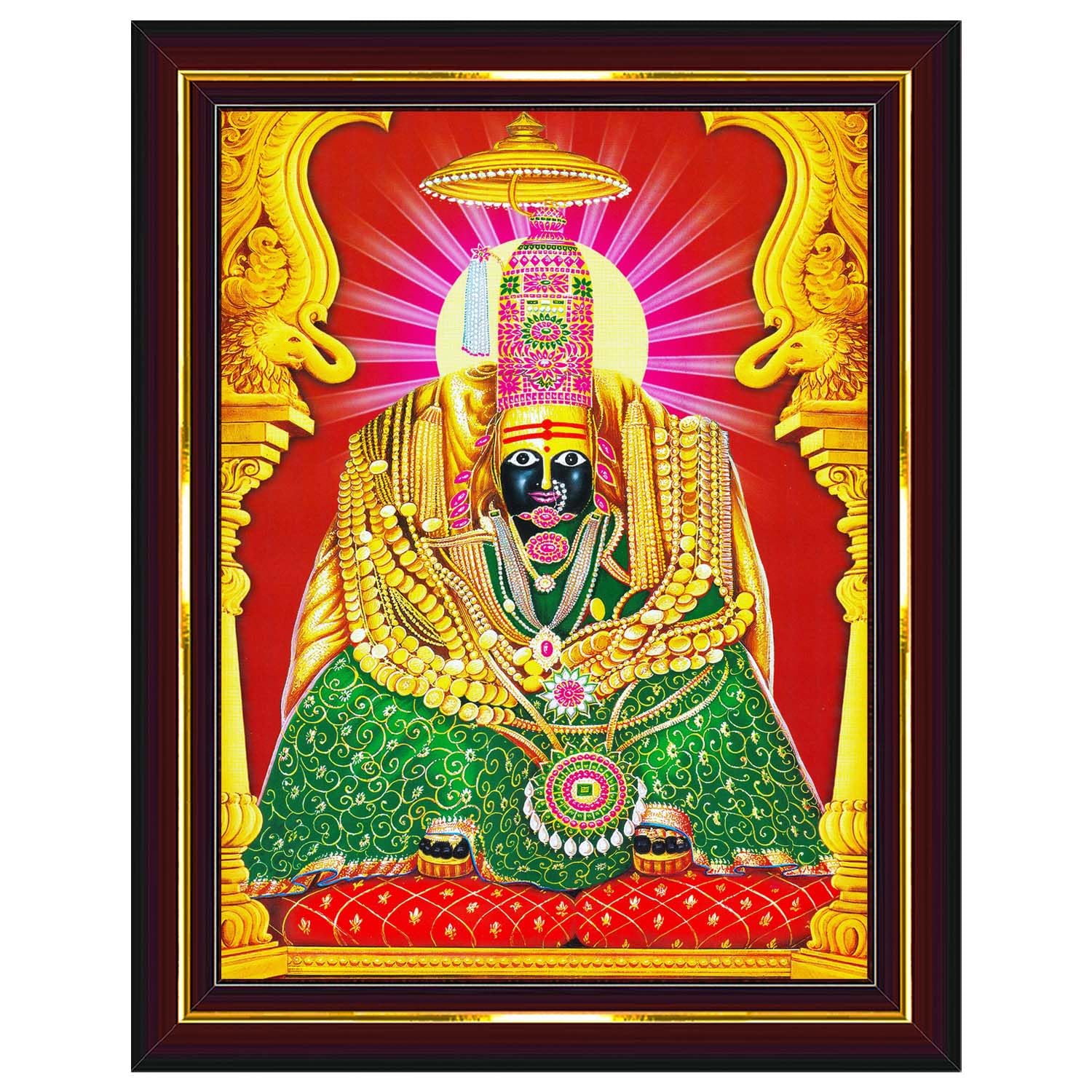 Tulja Bhavani Wall Painting - Home Decor -1