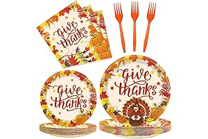Charlie Brown Thanksgiving Party Plates