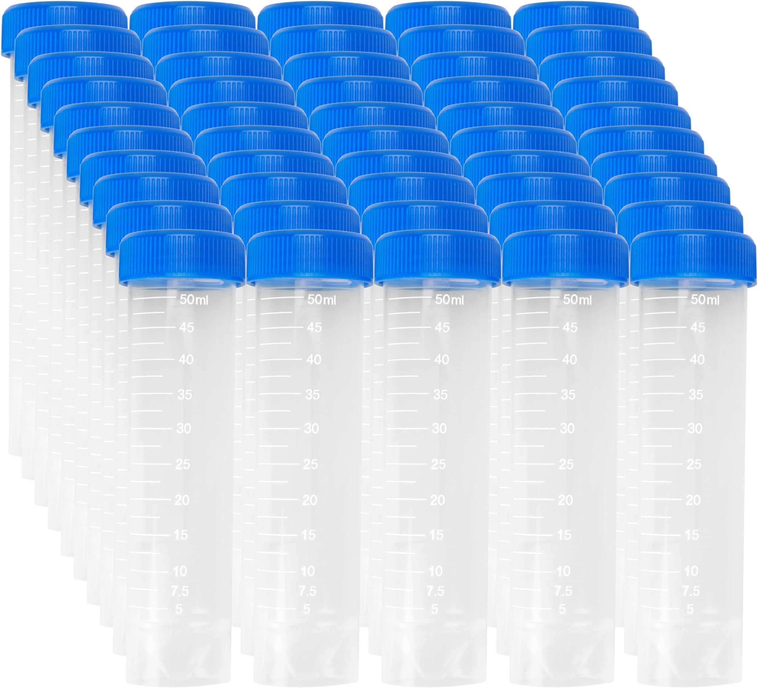 - 50 ml Conical Centrifuge Tube with Skirt, Self-Standing, up to 12000xg, Polypropylene (PP) (Pack of 50)