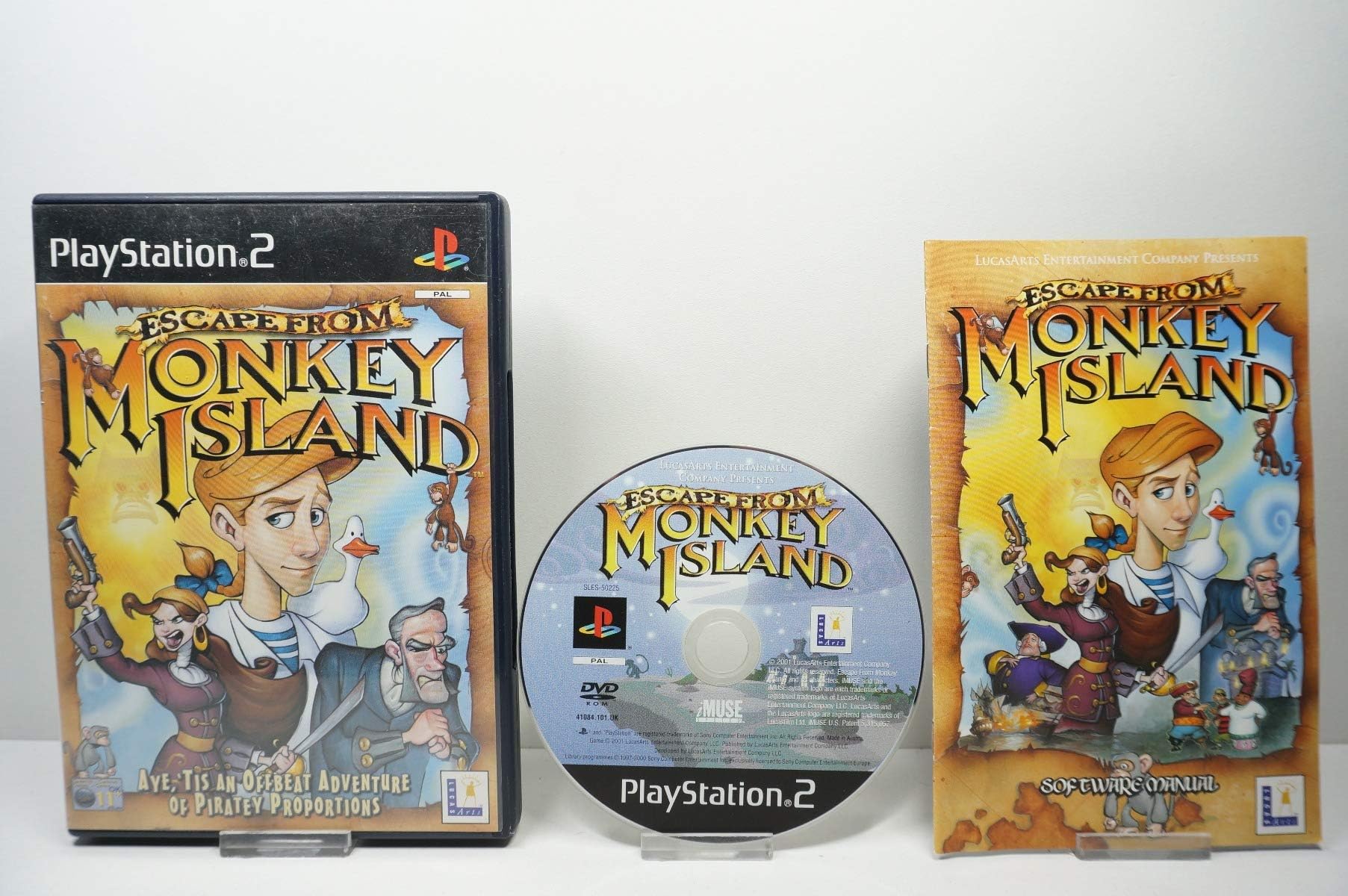 Escape From Monkey Island (PS2) : Amazon.co.uk: PC & Video Games