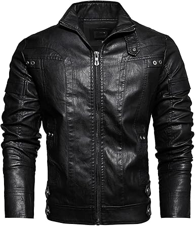leather fleece bomber jacket