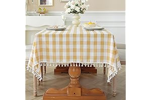 Laolitou Checkered Tablecloth, Your Stylish Dining Companion