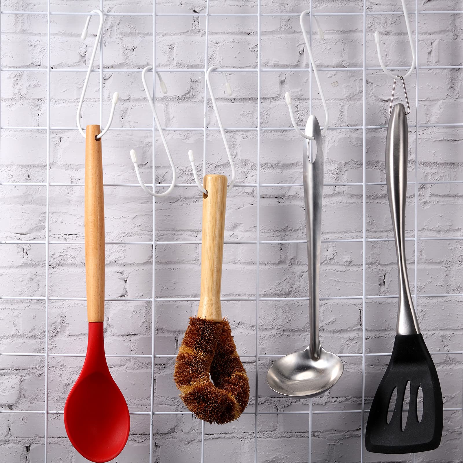 YourGift Lot De 28 Crochets Robustes En Forme De S Pour Cuisine, Salle De Bain, Chambre à Coucher Et Bureau