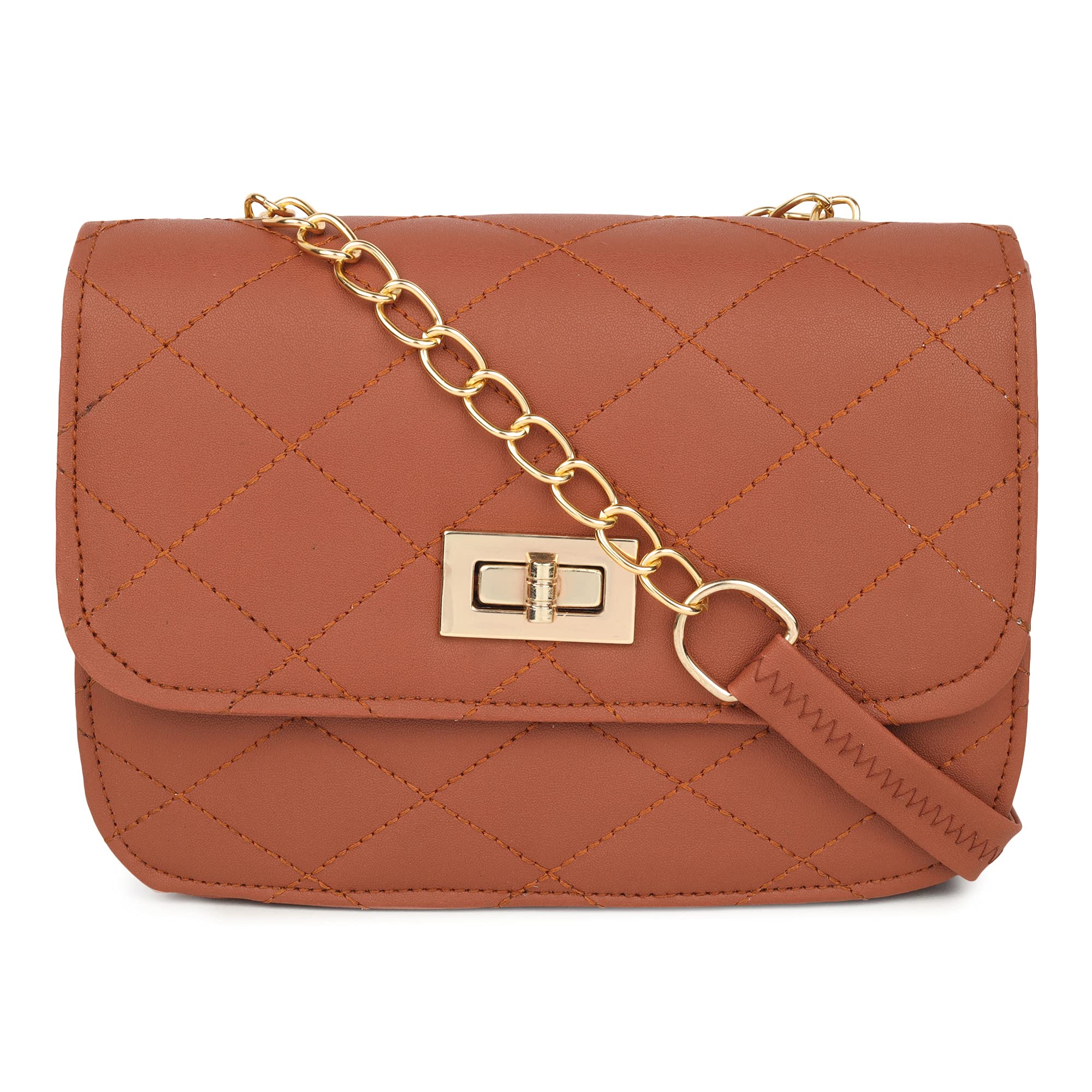 zubstore Sling Bag For Womens & Girls (Tan) (B09HN5WW57) Amazon Price History, Amazon Price Tracker