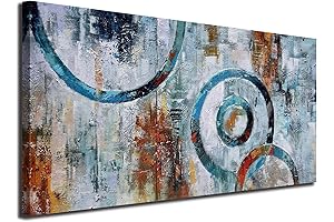 Modern Geometrical Canvas Wall Art for Offices: Arjun Abstract Painting