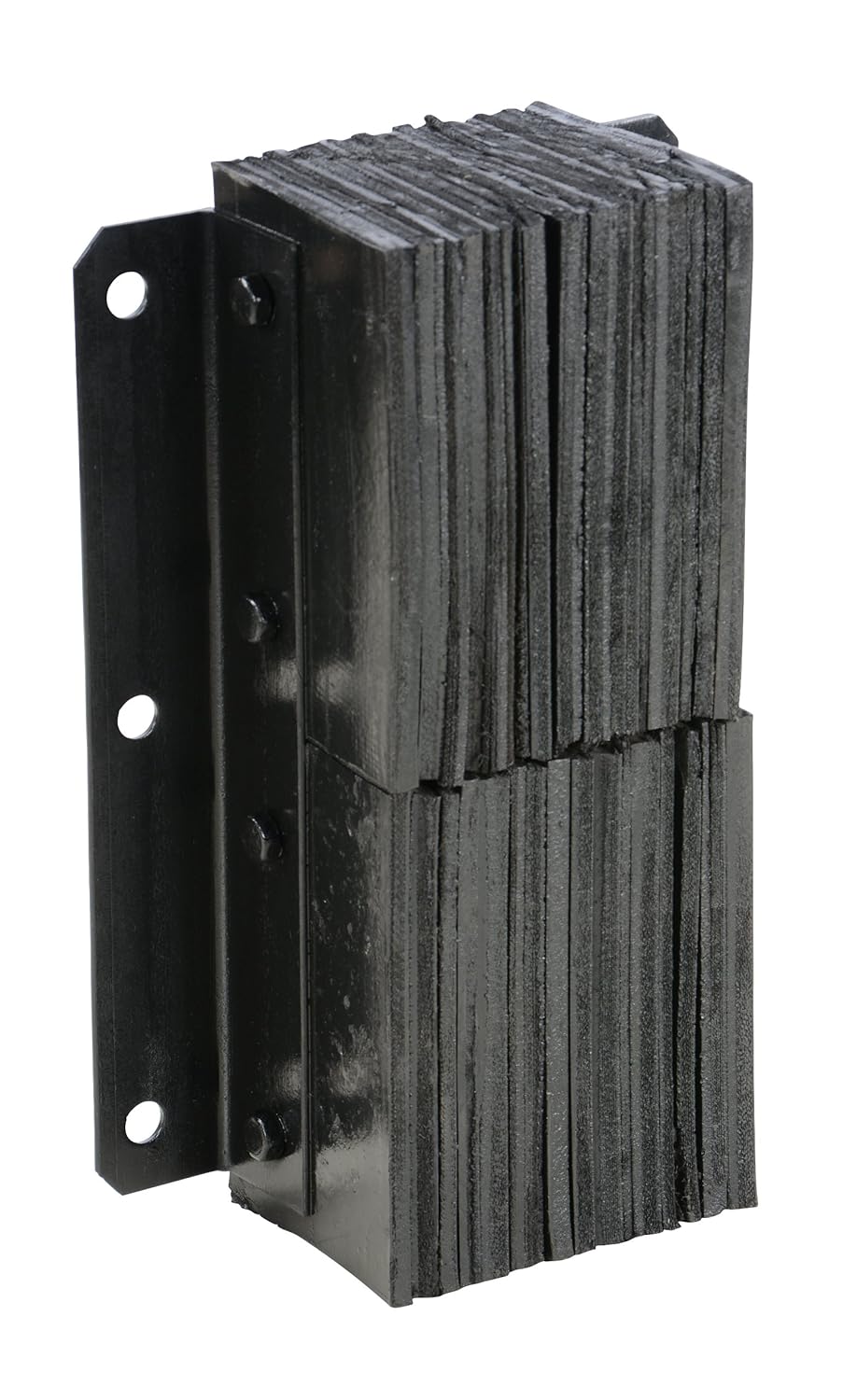 Vestil V-1120-6 Rubber Vertical Laminated Dock Bumper, 11" W, 20" H, 6" D