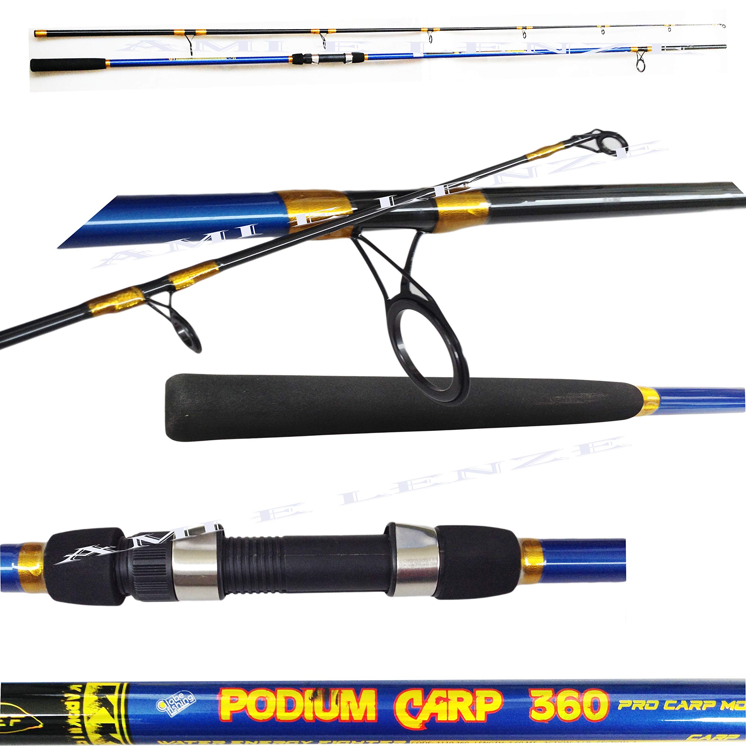 Canna Pesca carpfishing Carpa Due Pezzi mt.3,60 Azione lbs 3,00 Carp Fishing