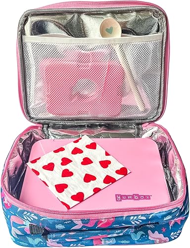 Miniatura 6 de Yumbox Prêt - Lonchera Bento de acero inoxidable, 3 compartimentos, sellado seguro, sin BPA, apta para lavavajillas, compacta y ligera para niños y