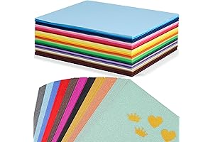 30-Color Card Stock Paper Bundle: Create Vibrant Projects with Glitter & Color