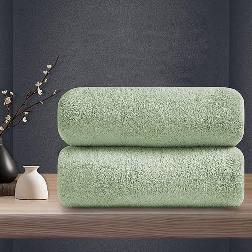 Vista 269 de Juego de toallas de microfibra de 8 piezas, 2 toallas de baño, 2 toallas de mano, 4 toallas pequeñas, toalla de baño extra grande para baño, hotel