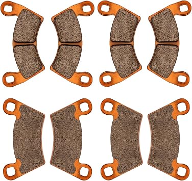 Brake Pads for Polaris Ranger 500 570 700 800 900 RZR 800 900 700XP 800XP 900XP EV Diesel Crew 570,Front and Rear Brake Pads for Polaris Ranger XP 900 2013-2019