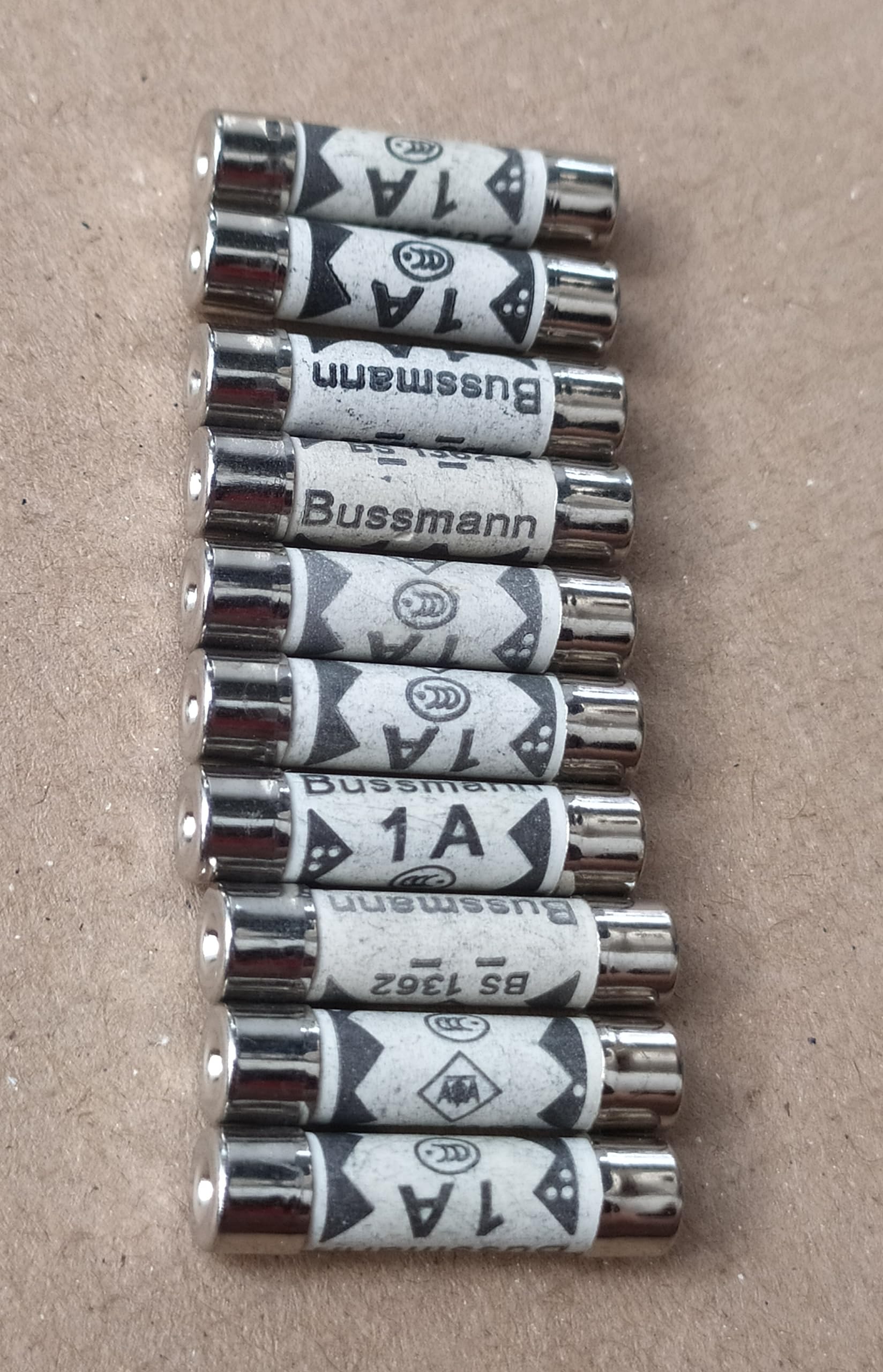 6x25mm Ceramic Fuses - 5 Pack -10 6x25mm Ceramic Fuses - 5 Pack -10