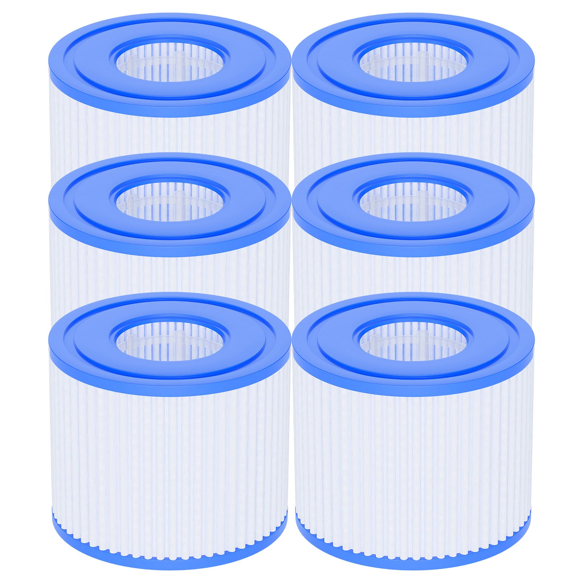 AQUALTRA Lot de 6 filtres de spa de type VI
