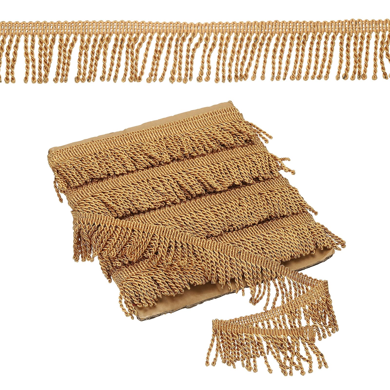 PATIKIL Dark Bold Fringe Trim – 11 Yards X 55mm Curtain Tassel For DIY & Decor