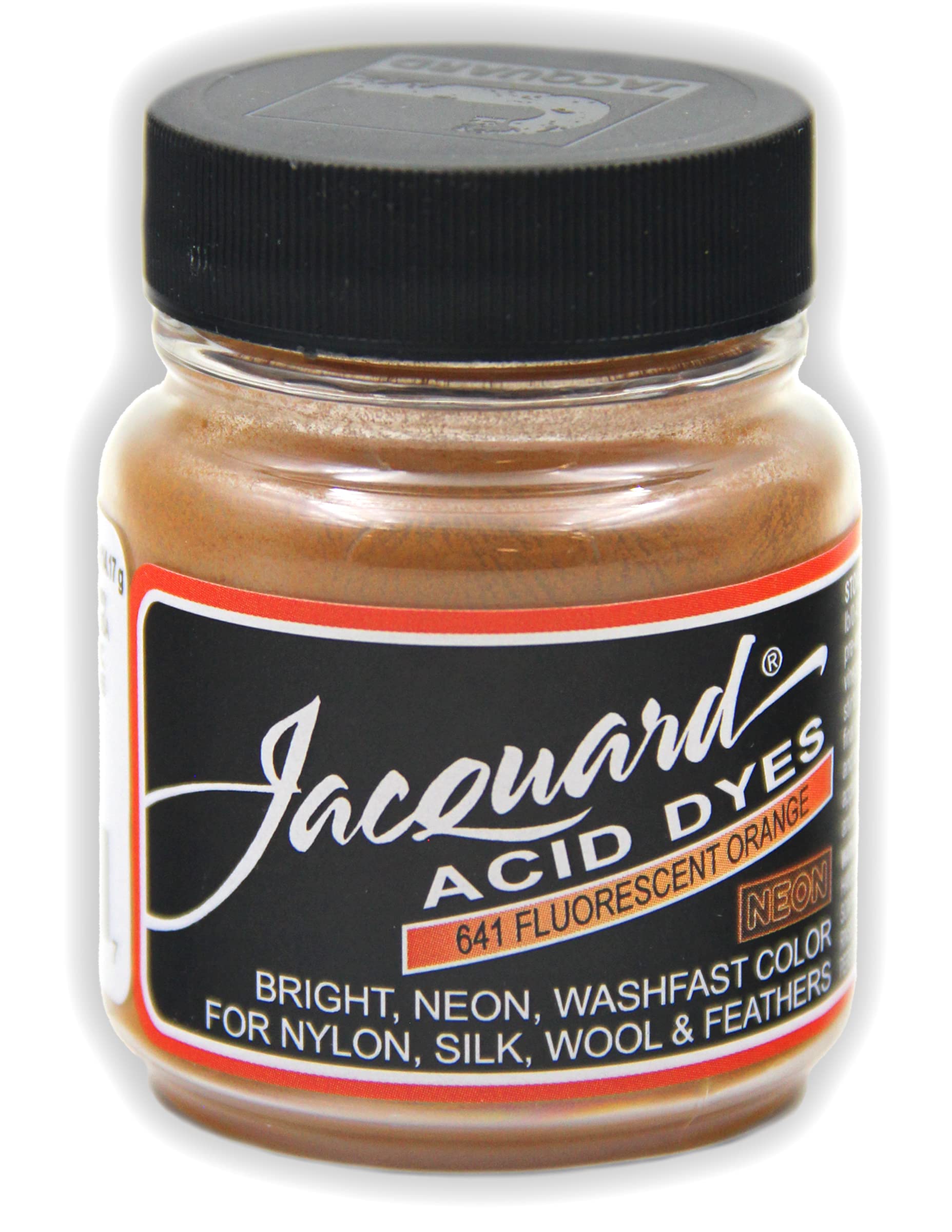 Jacquard Acid Dyes .5oz-Flourescent Orange JAC-641-image-36