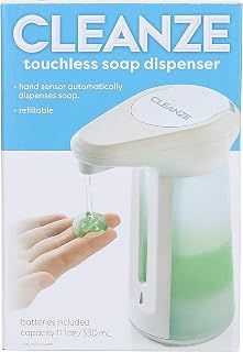 Touchless Automatic Soap Dispenser | Hands-Free, Holds up to 11.1oz Liquid Soap