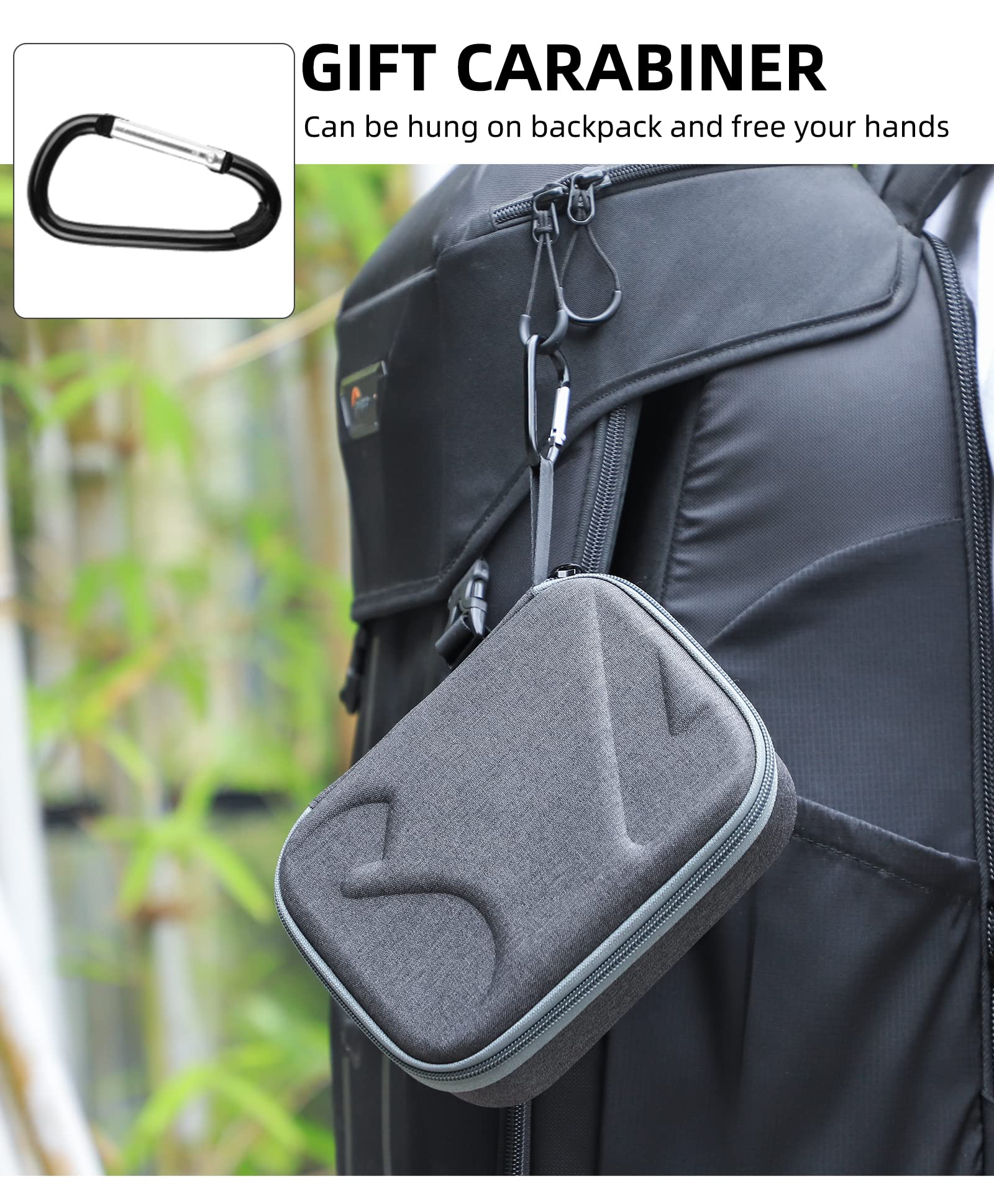 ZEZEFUFU Storage Bag Hard Protective Carrying Case for DJI Avata FPV Remote Controller 2