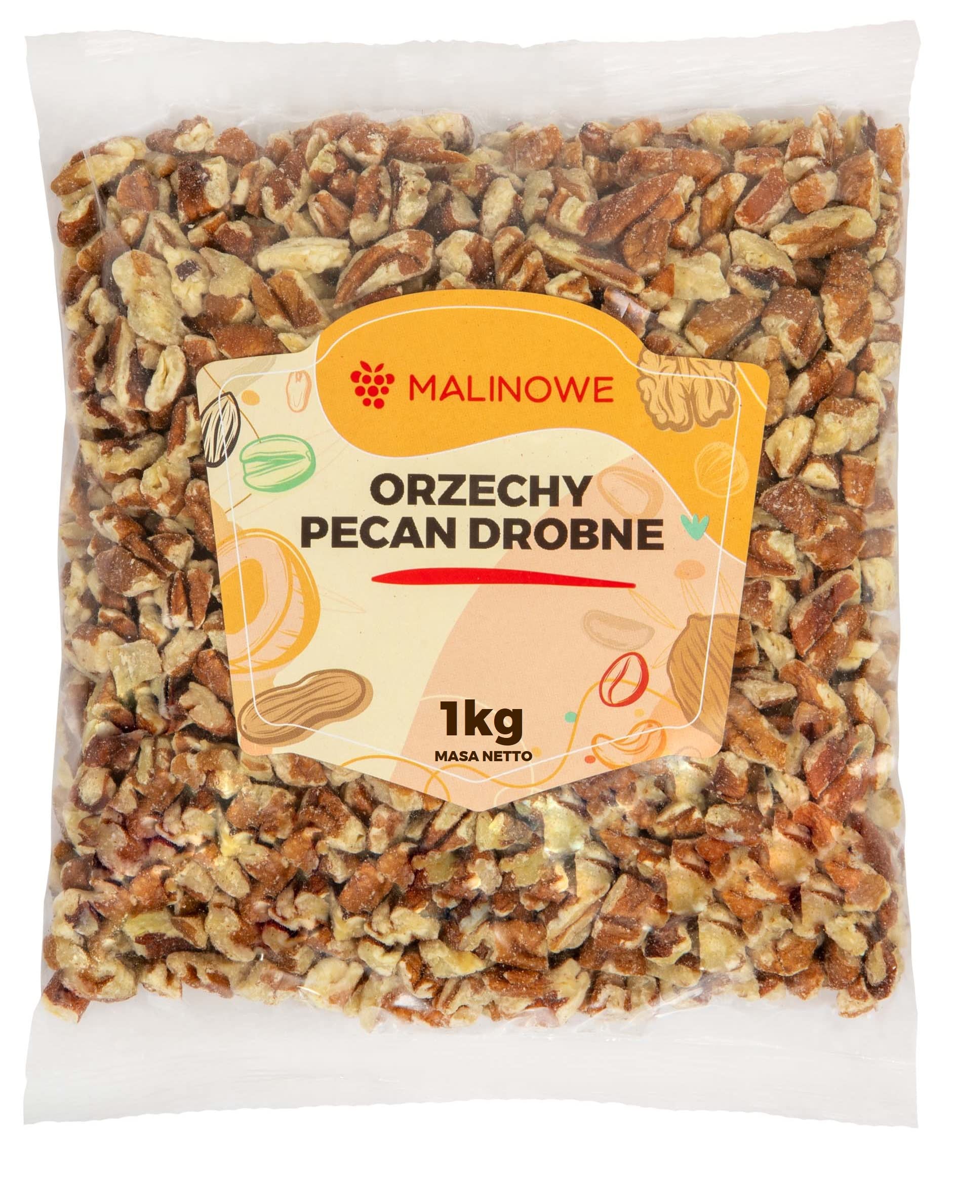 Malinowe PEKANNÜSSE STÜCK 1kg Stücke Nüsse