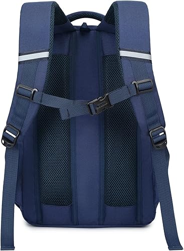 Miniatura 4 de Abshoo Linda mochila para niños para niñas, juego de mochilas escolares de unicornio de primaria con lonchera, Azul marino (DINOSAUR NAVY)