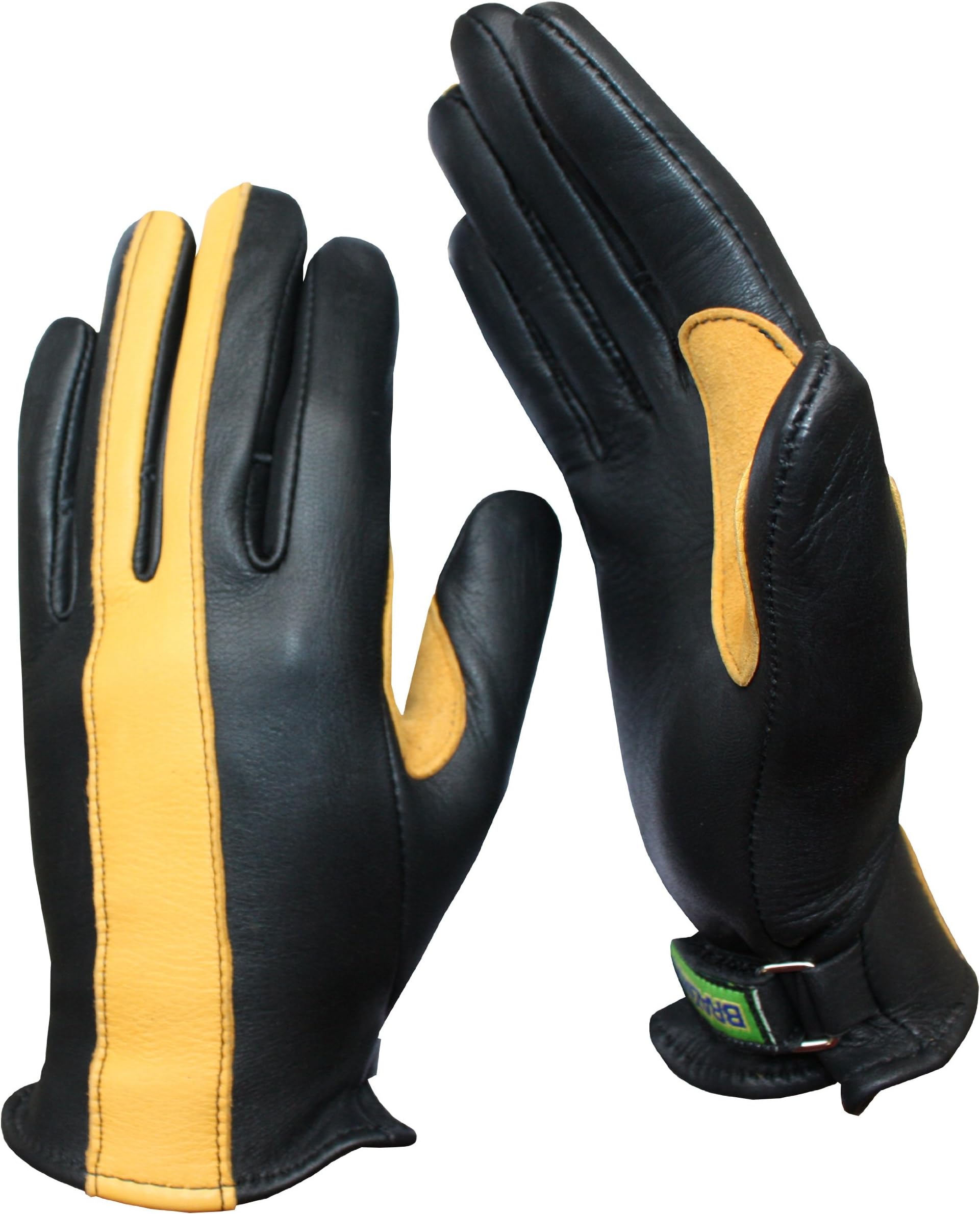 Player Black Gold Men's Scooter Gloves