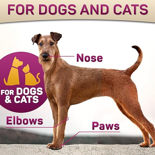 Miniatura 8 de Bálsamo natural para patas de perro, protección de patas de perro para pavimento caliente, cera de pata de perro para patas y nariz secas,