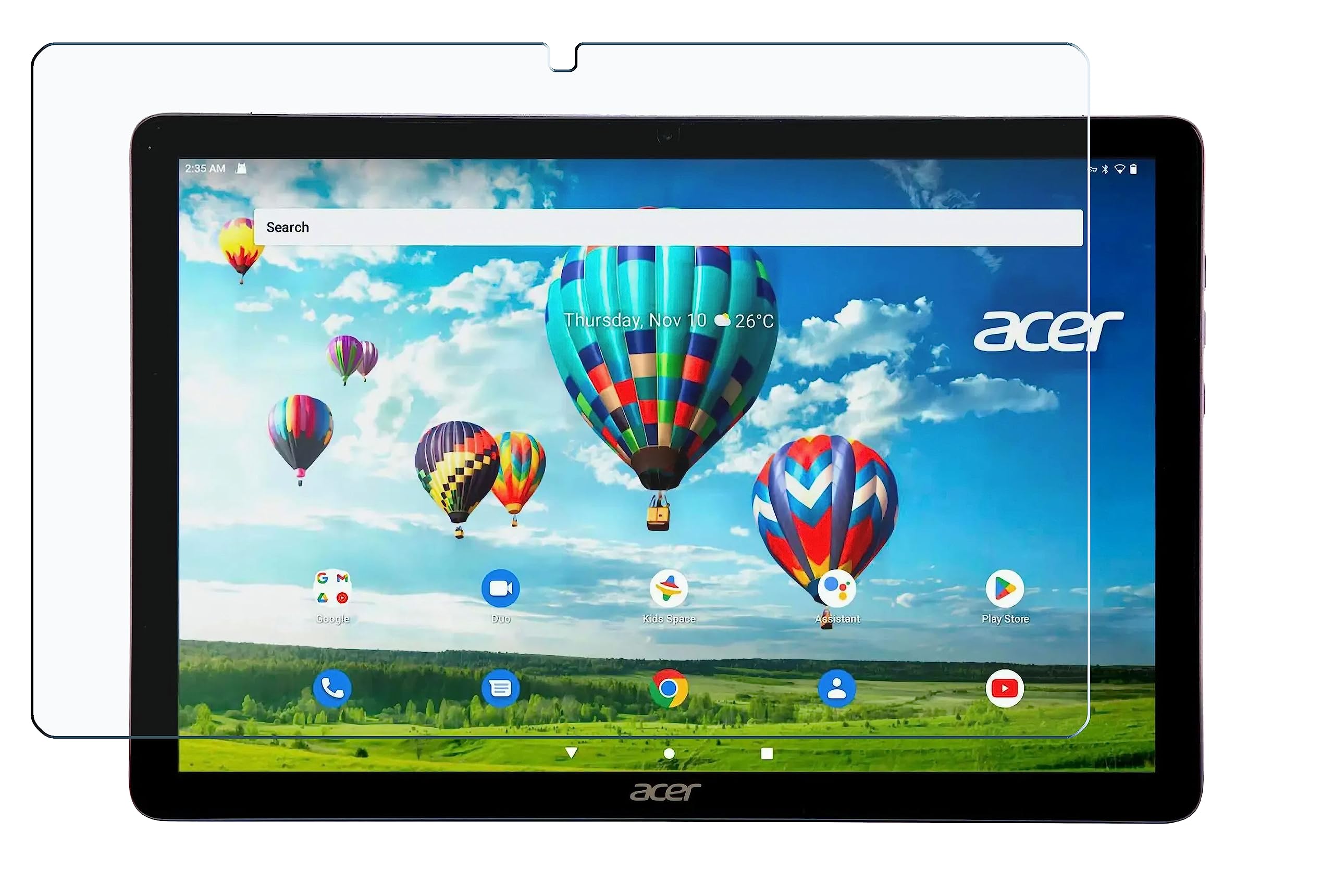naxton® Screen Guard for Acer One 10 T9-1212L (25.65 cm) 10.1 Inch Tablet, [Bubble Free], [Anti-Scratch], [HD Clarity] -NOT A TEMPERED GLASS