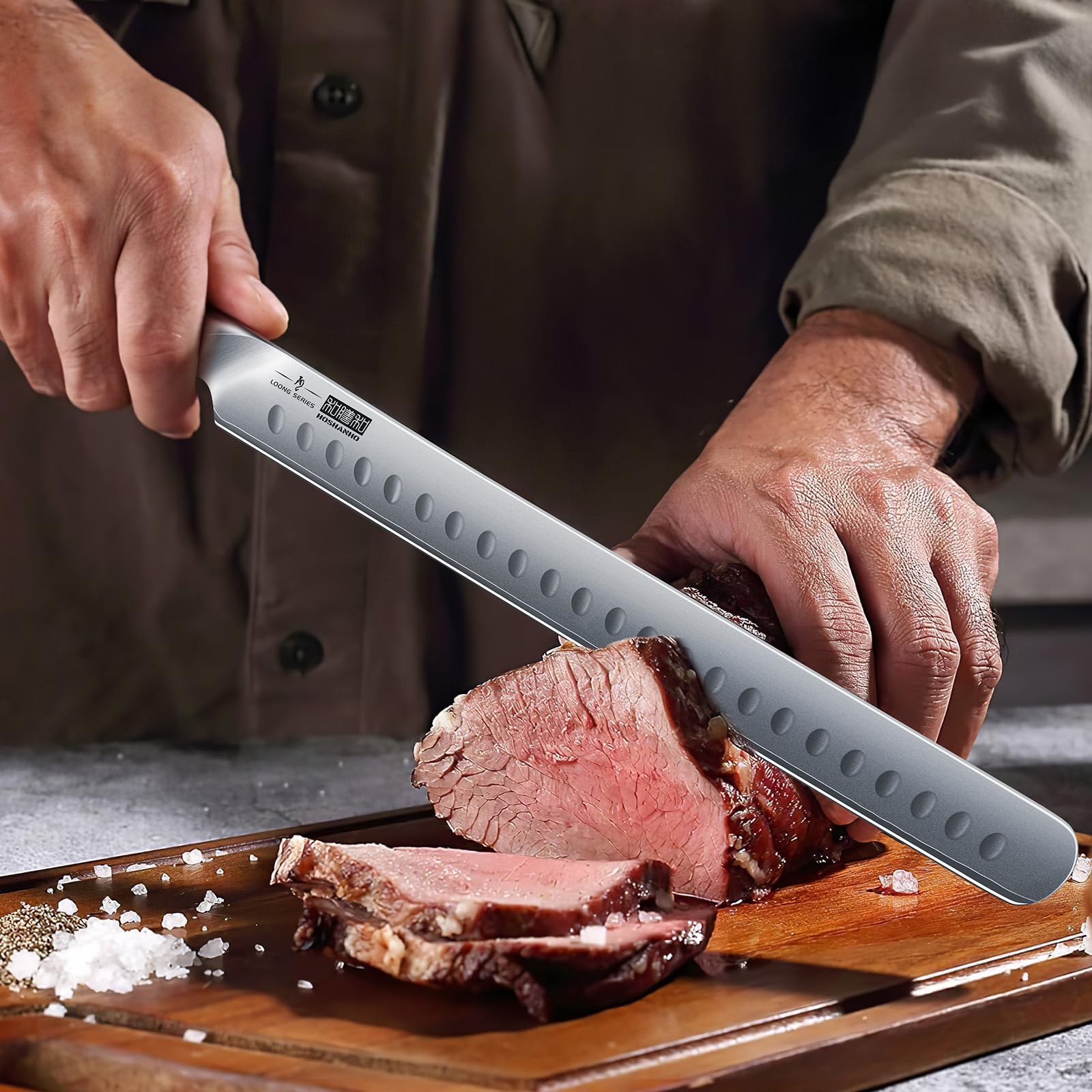 HOSHANHO BBQ Carving Knife Set - Slice Meat Like a Pro -7 HOSHANHO BBQ Carving Knife Set - Slice Meat Like a Pro -7
