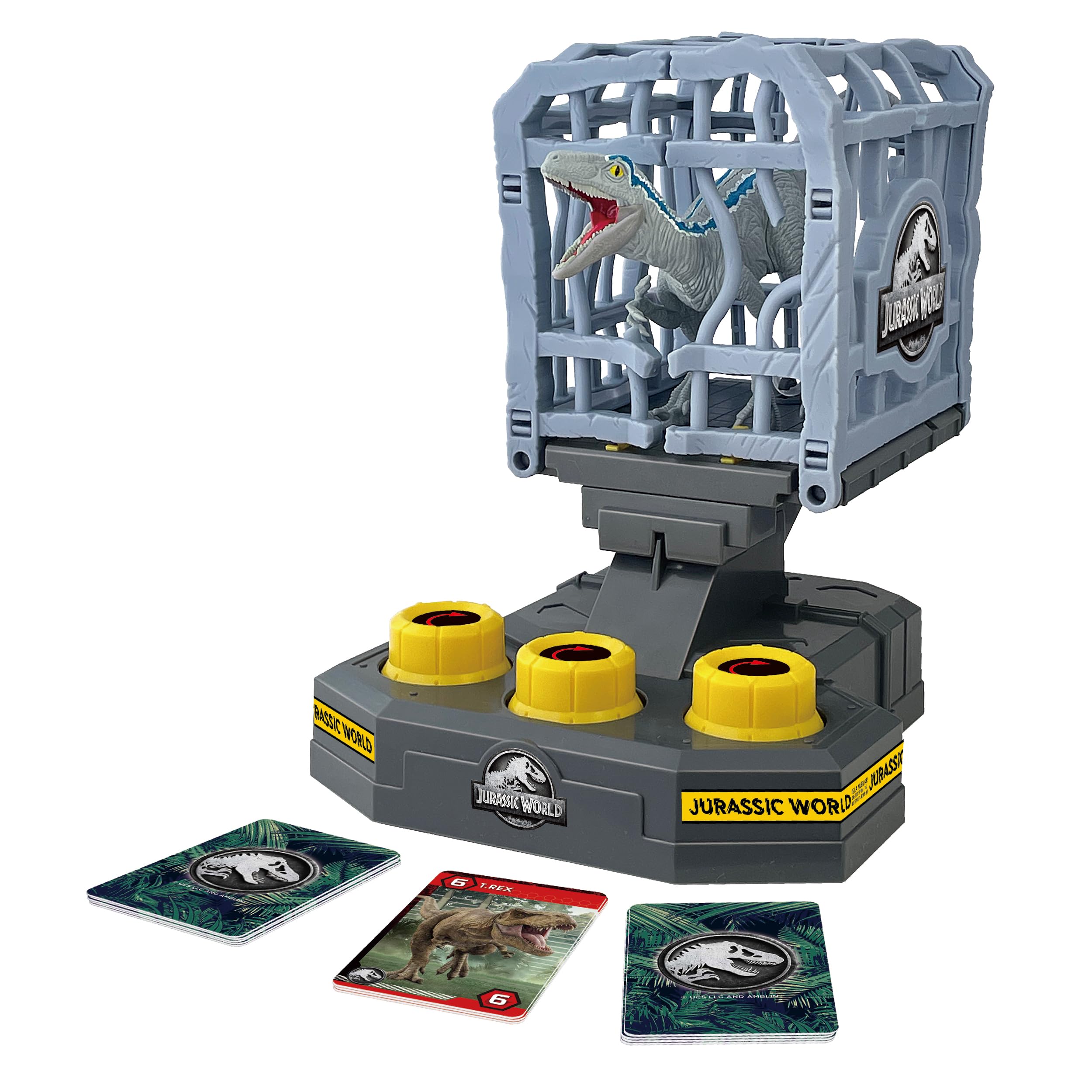 Jurassic World Cage Breaker - Action-Packed Tabletop Dinosaur Game for Ages 5+