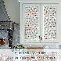 Vista 6 de VELIMAX Película Esmerilada de Celosía para Ventana Película de Privacidad para Ventana Vinilo para Ventana de Adhesión Estática Pegatina de Vidrio