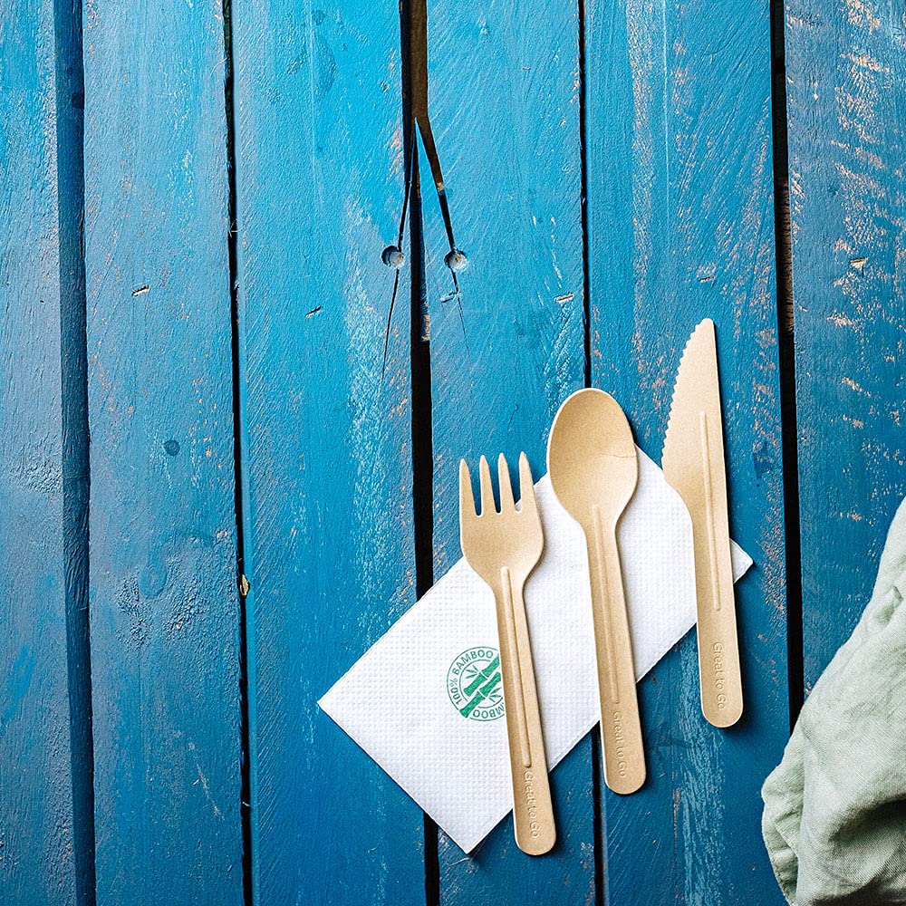 Coltelli Di Carta Compostabili - Confezione Da 100 Pezzi, Per Feste E Catering, Ecologici - Foto 12