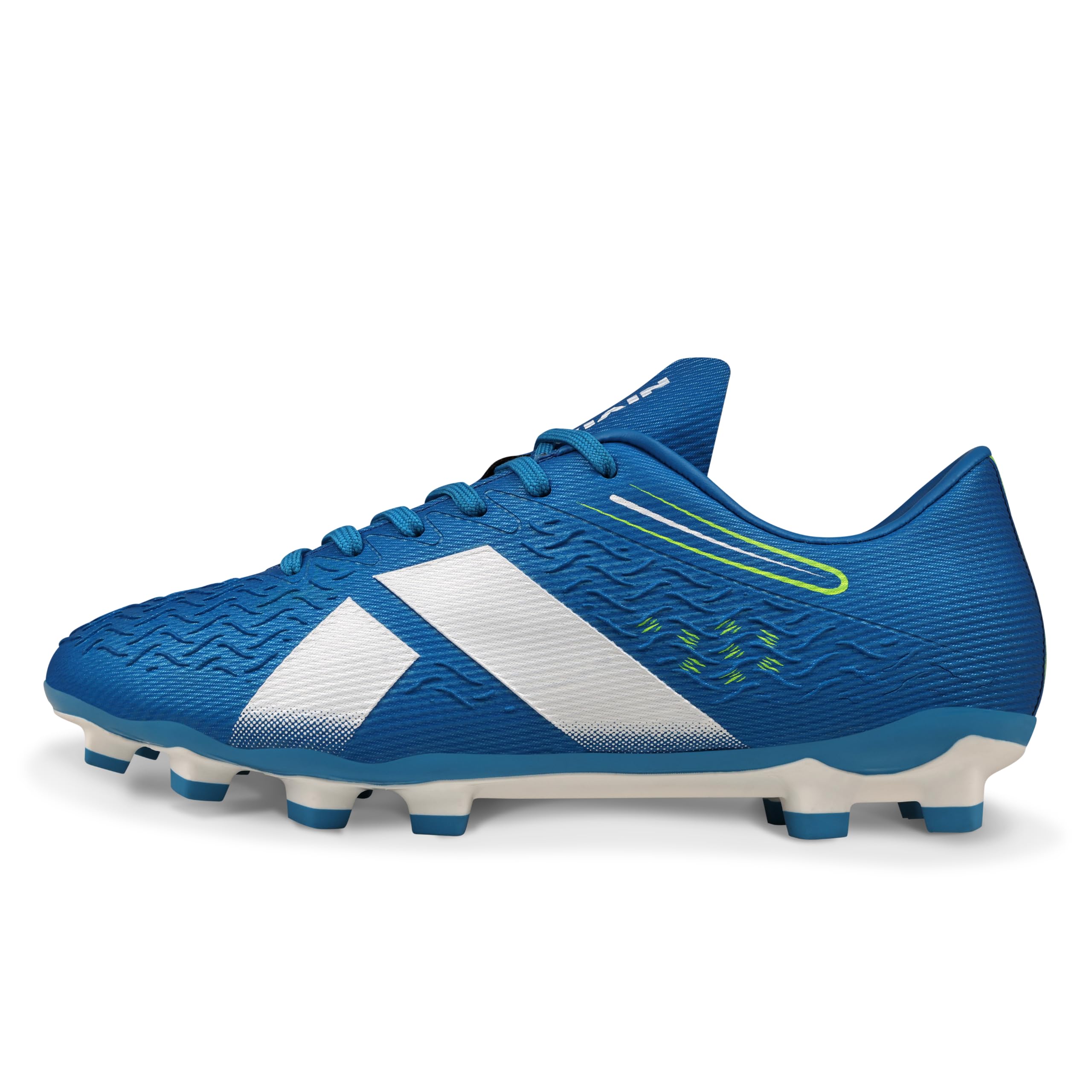 Nivia Nitro Football Stud for Men, TPU 3D Embossing Upper, High-Shear Strength TPU Sole, Ideal for Hard & Grassy Surface