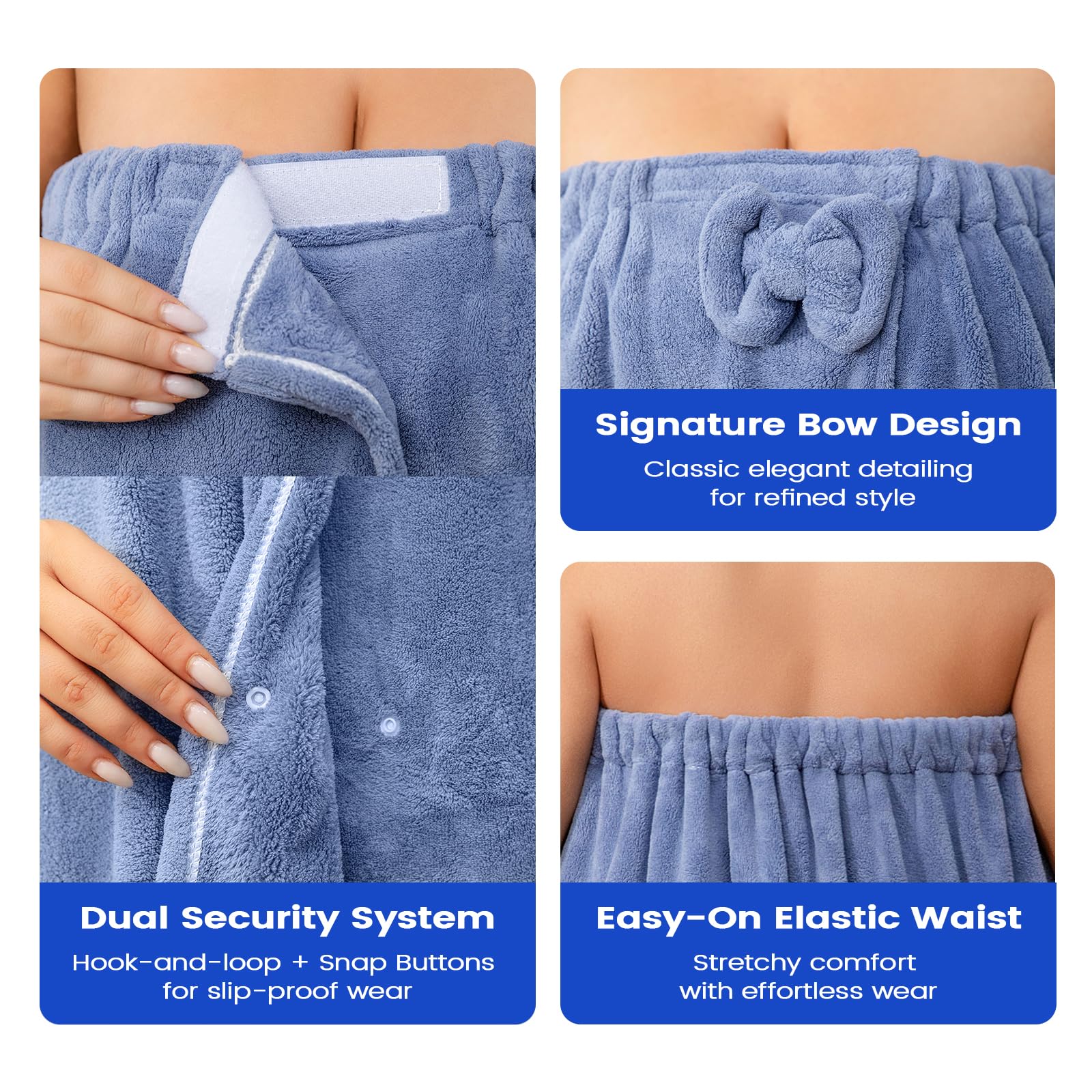 Plus Size Spa Towel Wrap - Luxurious Bath Set -7 Plus Size Spa Towel Wrap - Luxurious Bath Set -7