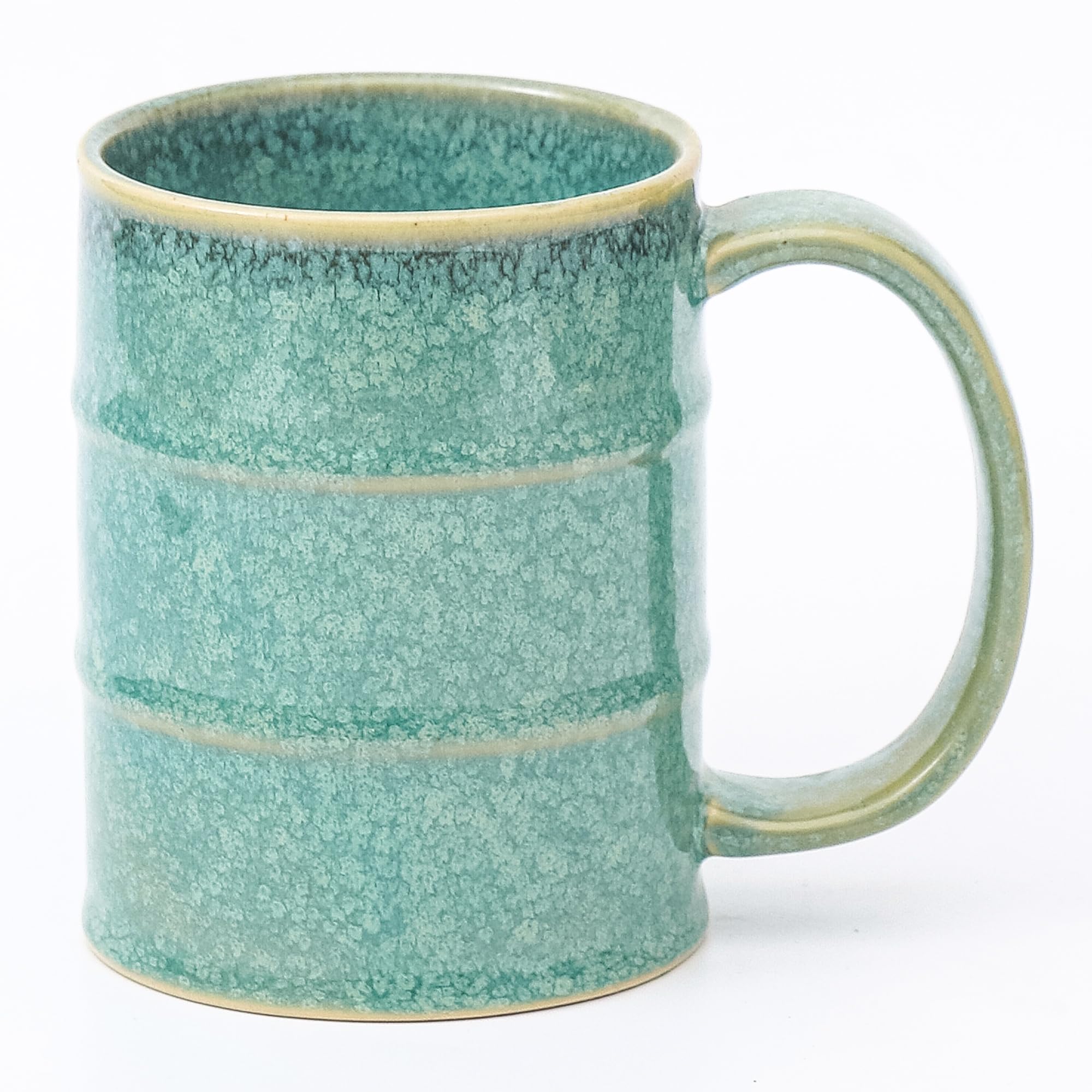 Amazon.com | masoline Coffee Mug, 22 oz Beer Mugs Large Ceramic Coffee Mug  Tea Cups, Handmade Mug with Big Handle for Office and Home, Dishwasher and  Microwave Safe (Crystal Green): Beer Mugs