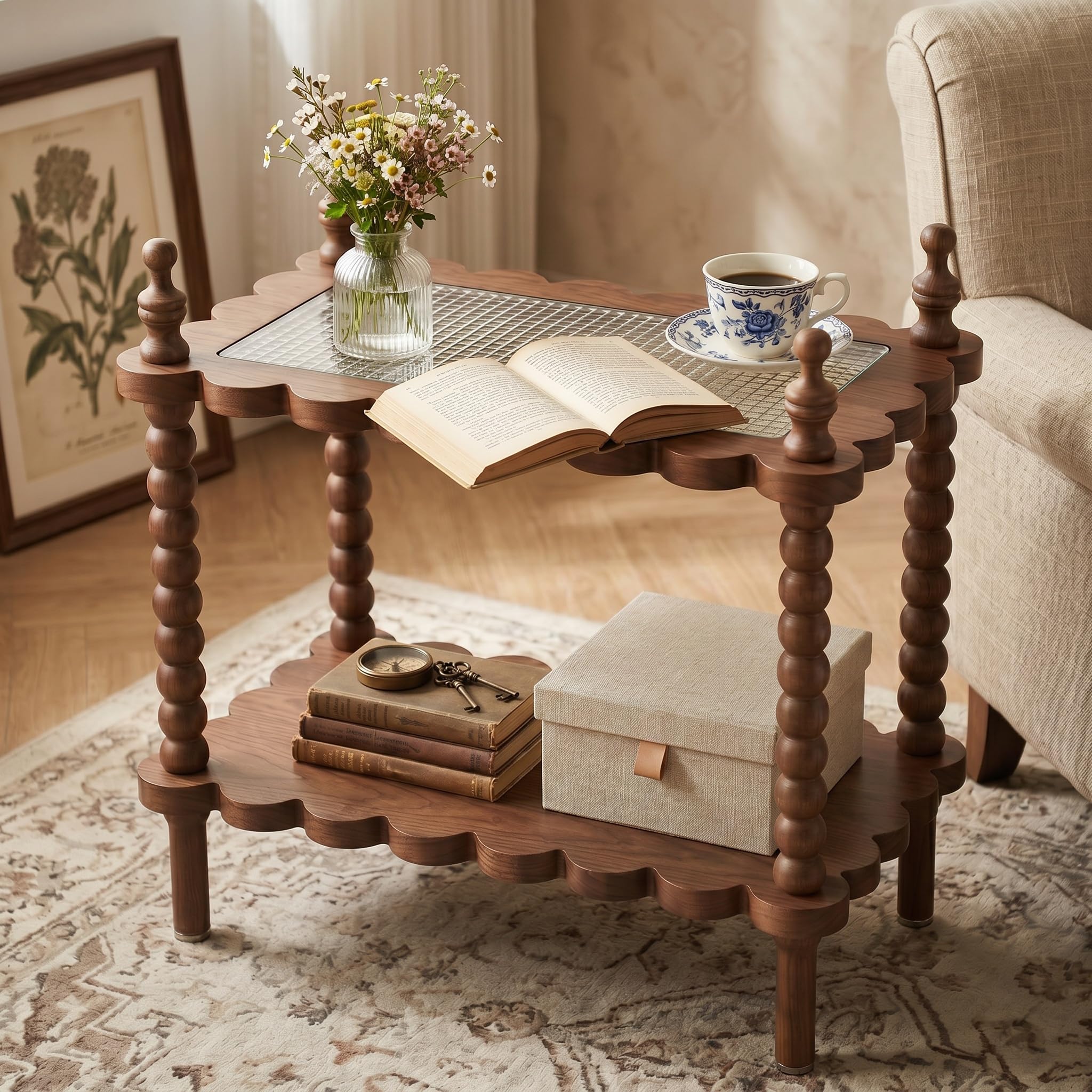 Photo 1 of Huquczm 2-Tier End Table