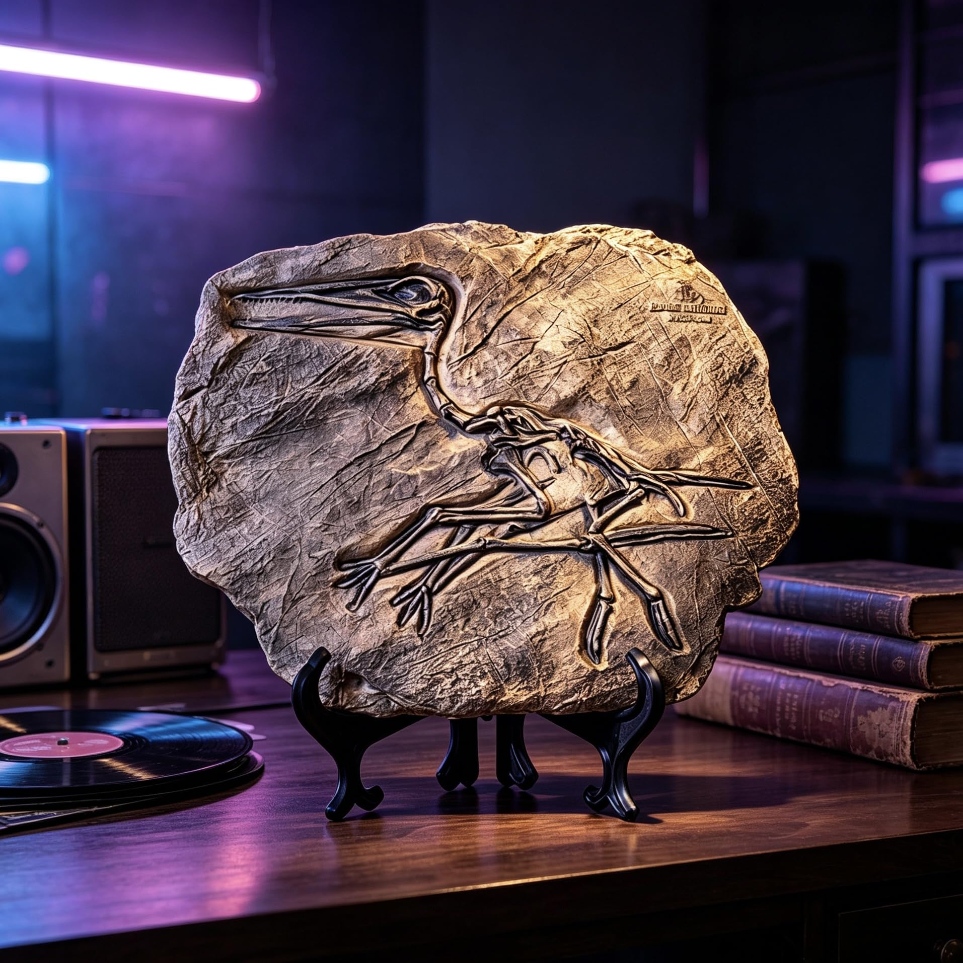 Dekofigur Dinosaurier Fossil aus Kunstharz (Stil 3)