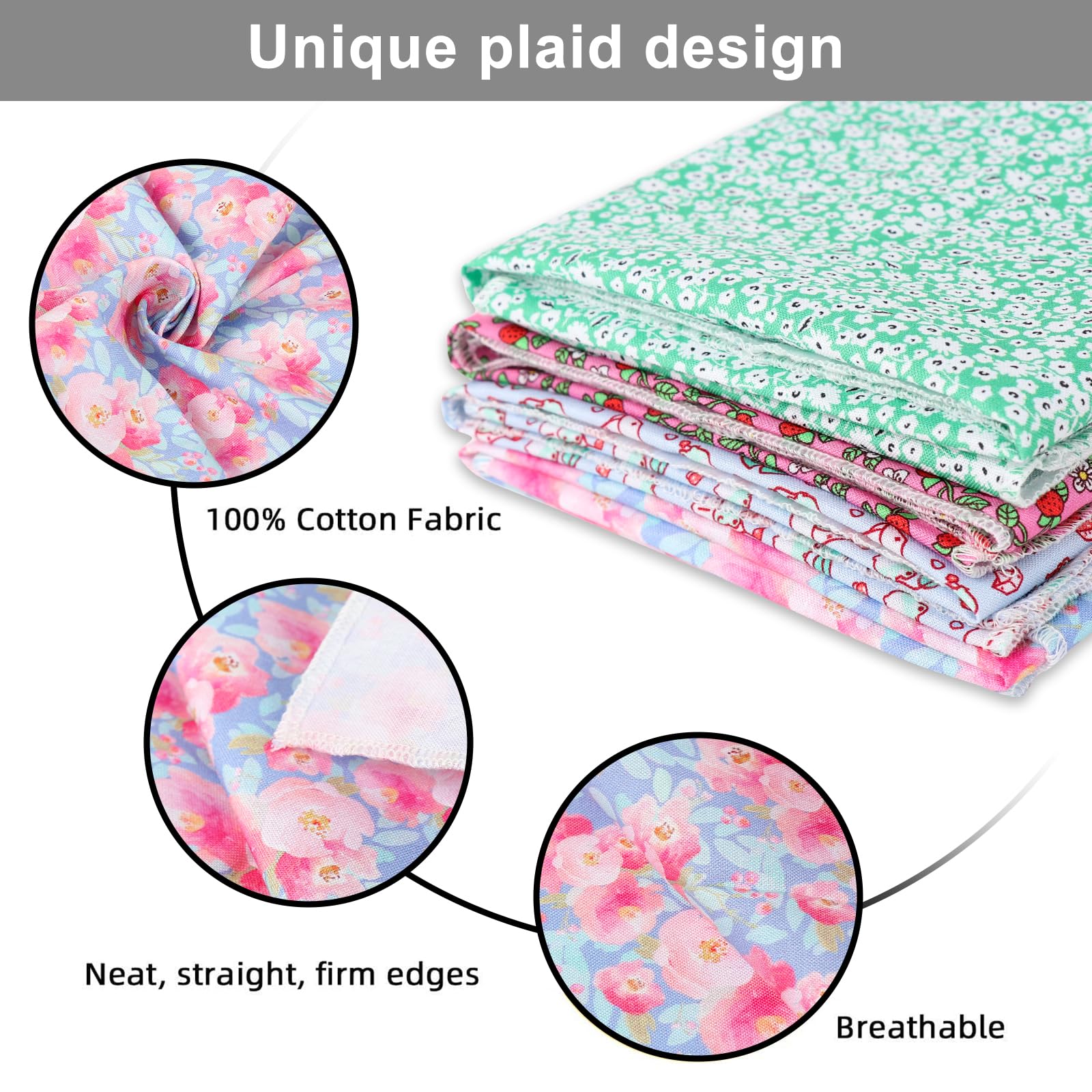 Unique style paws Summer Pink Flower Dog Bandanas Pet Scarf for Boy and Girl Premium Durable Fabric Colorful Blue Flowers Dog Kerchief for Medium and Large Dogs L - Image 3