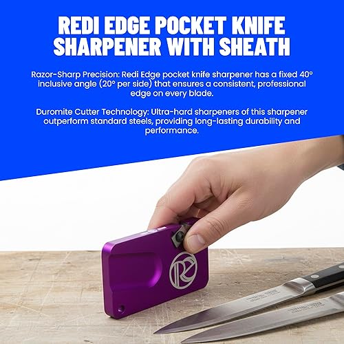 Miniatura 2 de Redi-Edge REPS201 - Sacapuntas de bolsillo, color morado