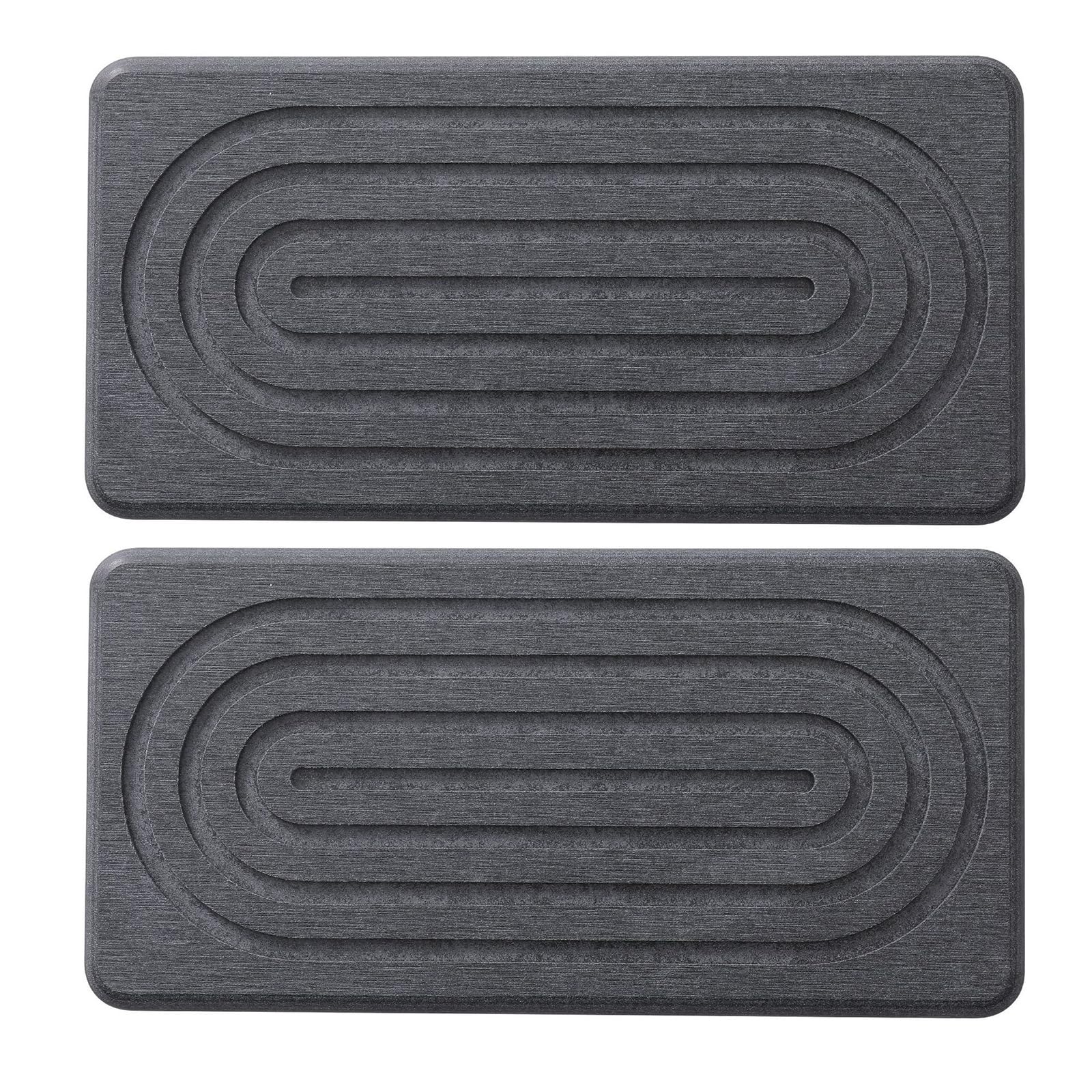 Jaboneras de almacenamiento de baño con base de piedra absorbente de agua