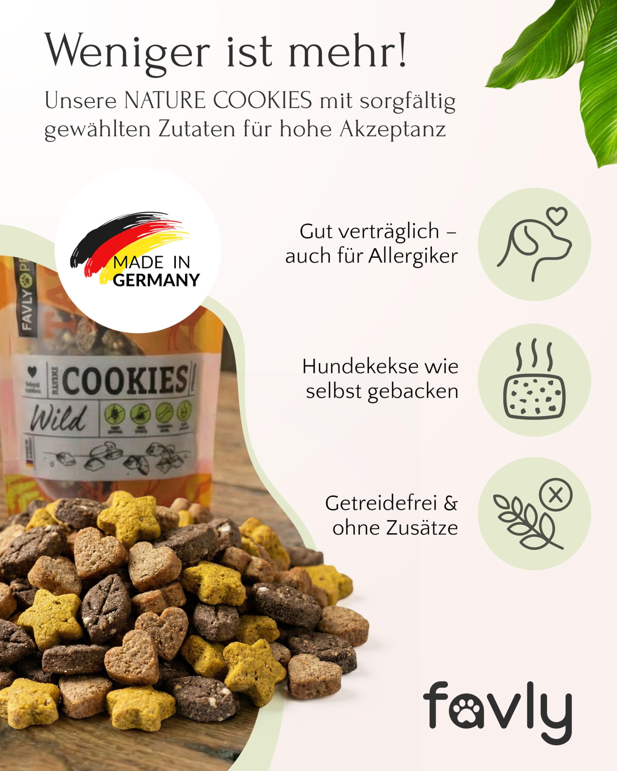 FAVLY Pure Bites Lamm 6x120g, softe Hundeleckerli, Monoprotein | 96% Fleischanteil, getreidefrei & zuckerfrei, für Allergiker geeignet, ideal als Trainingsleckerli, hohe Akzeptanz